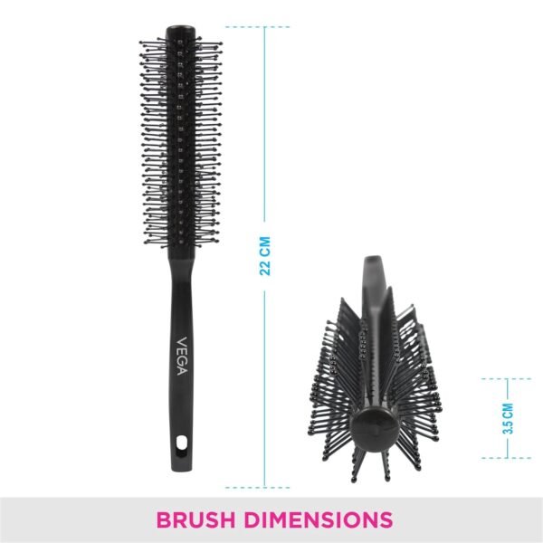 Vega Round Hair Brush | Hair comb | - Image 2