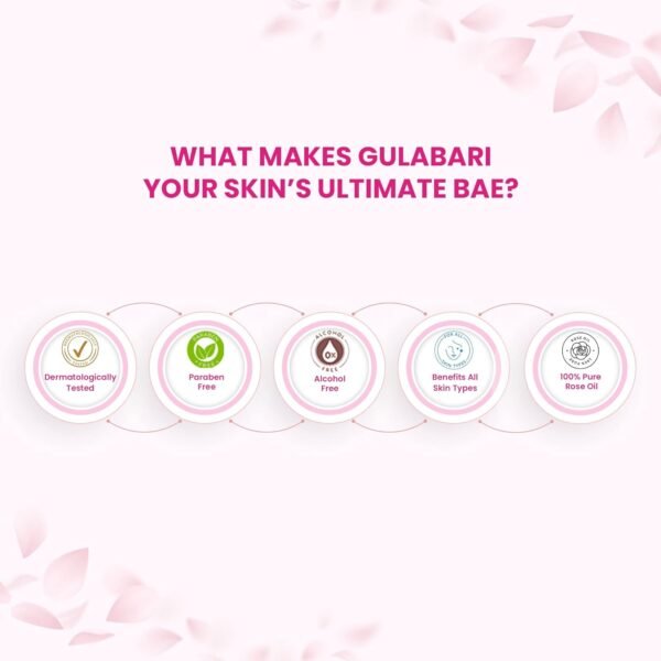 Rose Water | Dabur Gulabari Premium | 59ML - Image 2