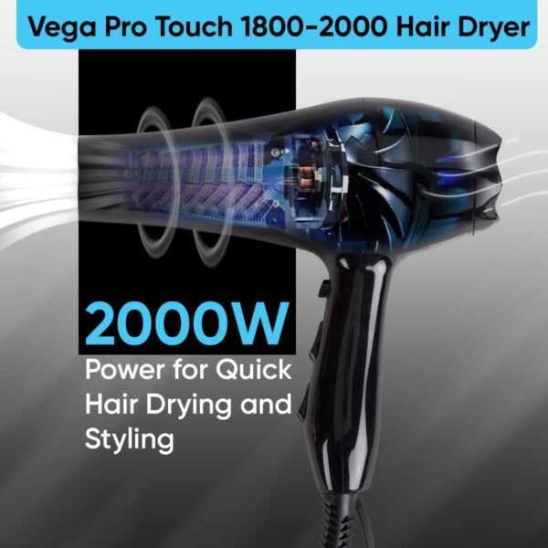 Vega Hair Dryer For Men & Women | Cool Shut Button | - Image 2