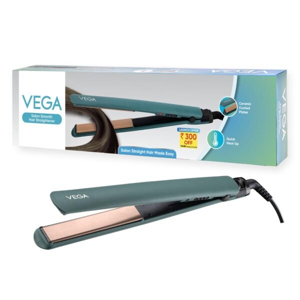 Vega Hair Straightener | Ceramic Coted Plate | Quick Heat Up | Travel Freindly |