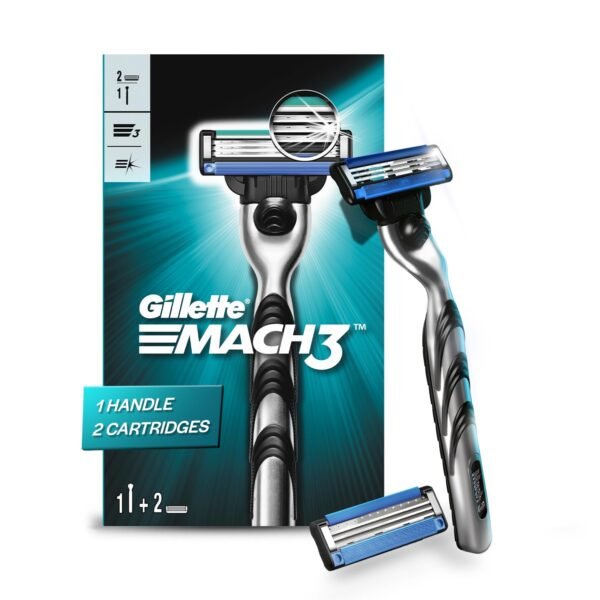 Gillette Mach3 | one handle 2 cartridges | Gillette Mach3 Razor | - Image 4