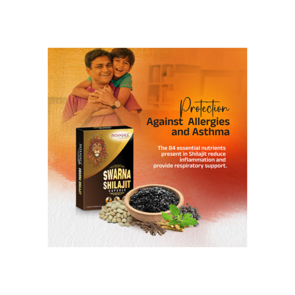 Swarna Shilajeet | Patanjali Divya Swarna Shilajeet | 10 Capsules | - Image 4