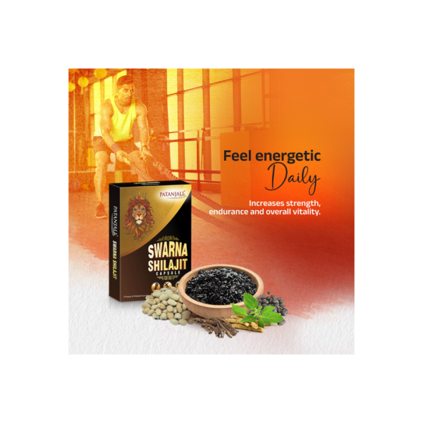 Swarna Shilajeet | Patanjali Divya Swarna Shilajeet | 10 Capsules | - Image 5