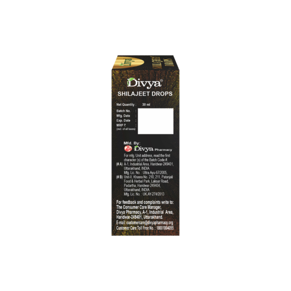 Divya Shilajeet Drops 30 ml - Image 3