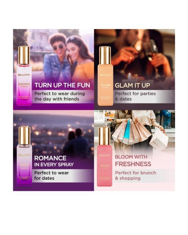 Bella Vita Senorita,Rose,Date & Glam Perfume - Image 7